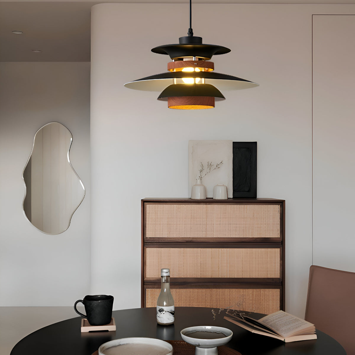 Aurora van Stilte Nordic IJzeren Hanglamp