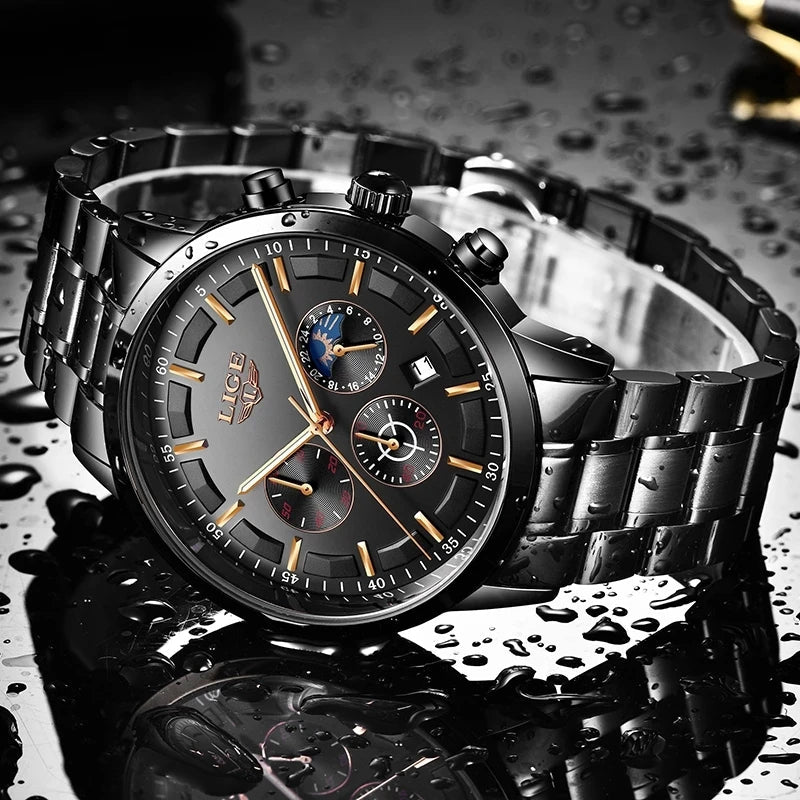 Robuuste Stalen Militaire Horloge - SteeleX