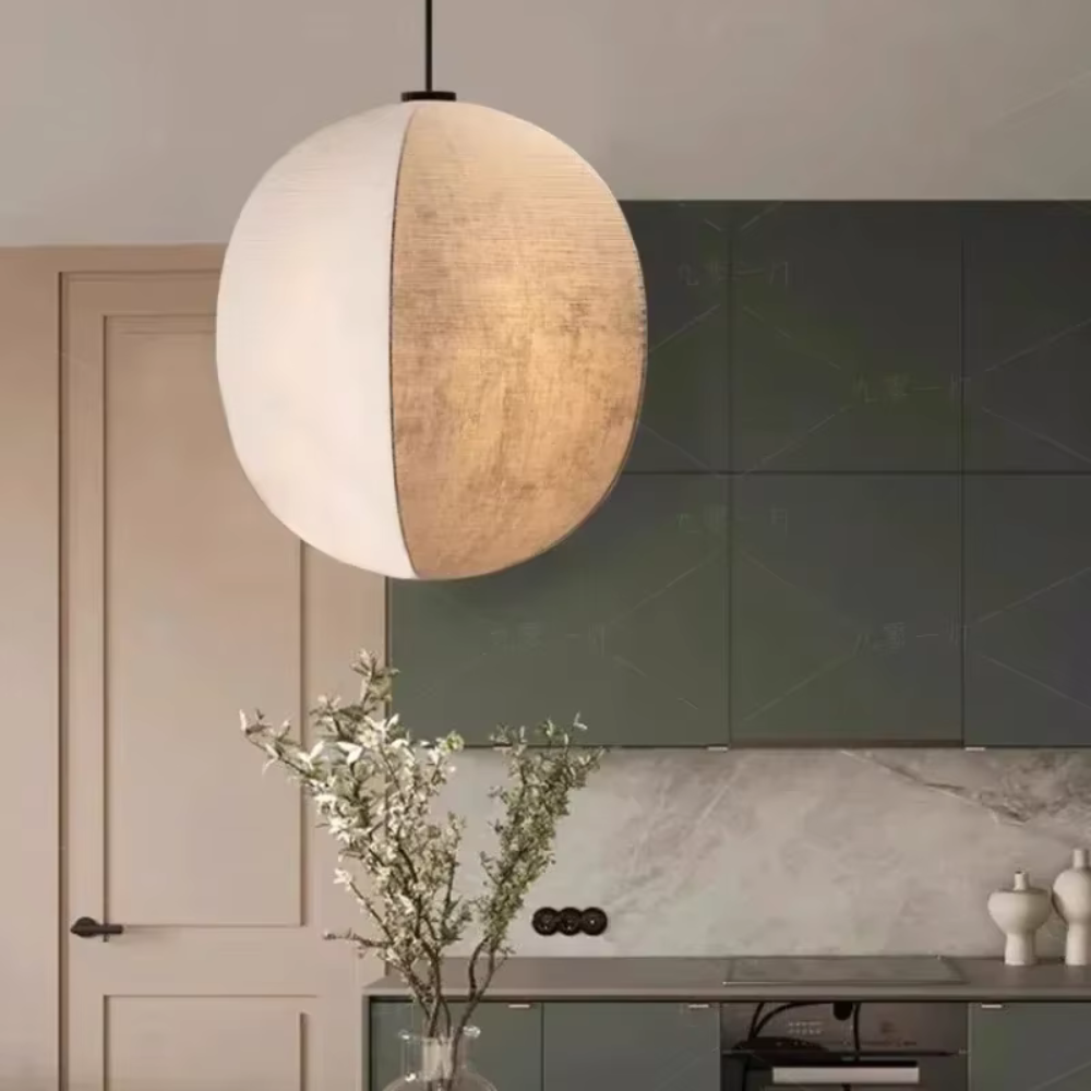 Zen Harmony Japandi Stoffen Hanglamp