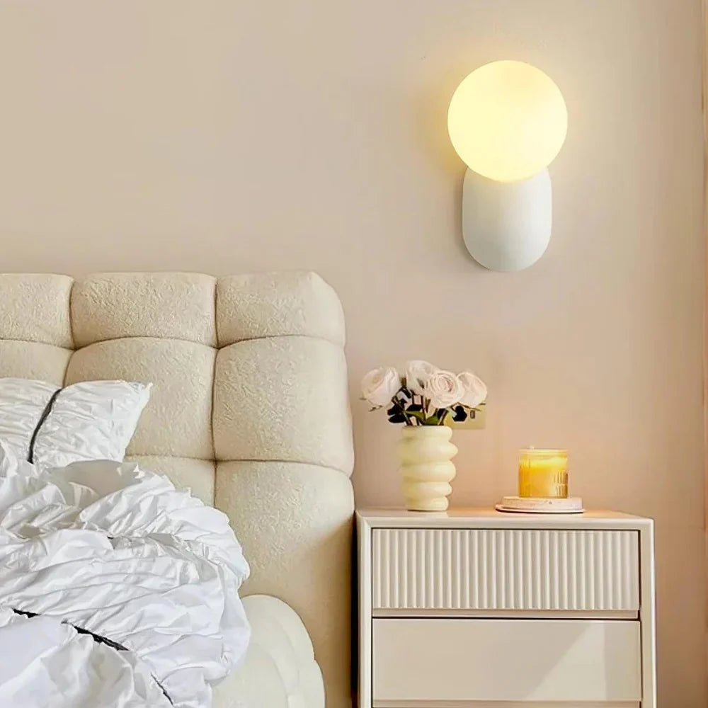 Luma Nordic Glass Orb Wandlamp