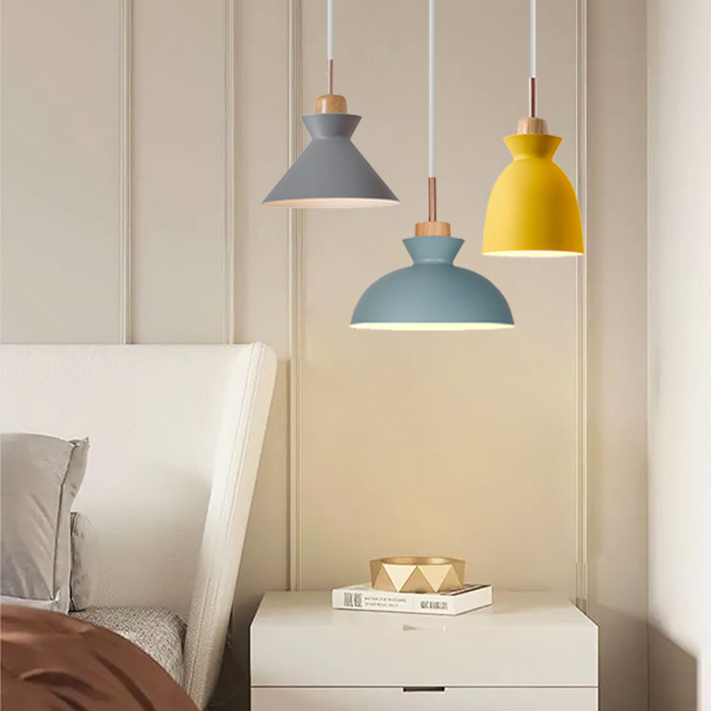 Valarie Scandinavische Houten Hanglamp