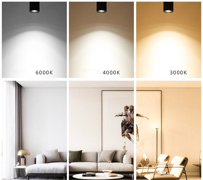 Led -Plafondspot - 7W, 12W, 15W