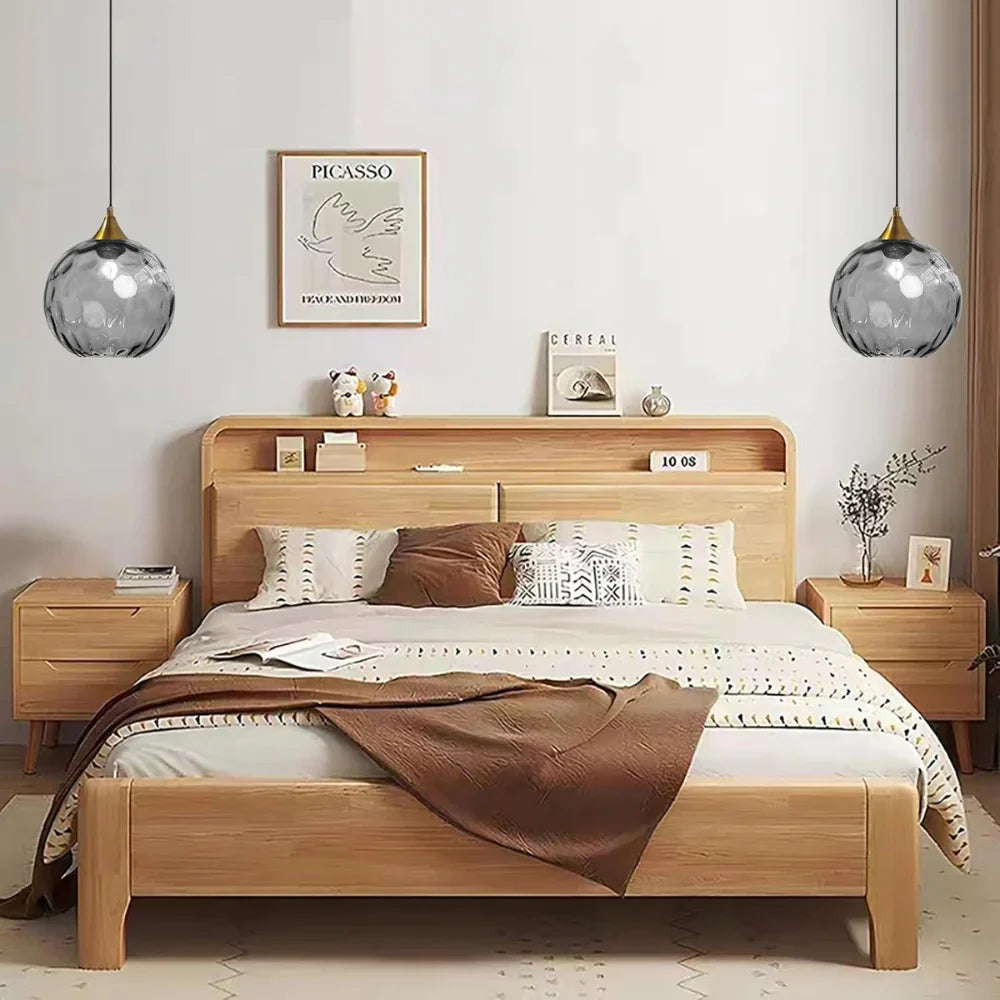 Moderne LED Nordic Plafond Glas Bal Hanglamp