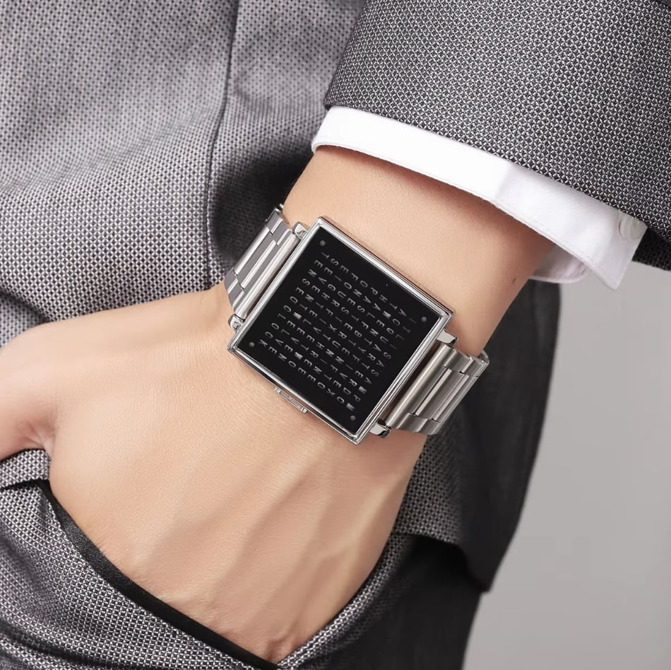LexoTime - Unisex Tekst Horloge