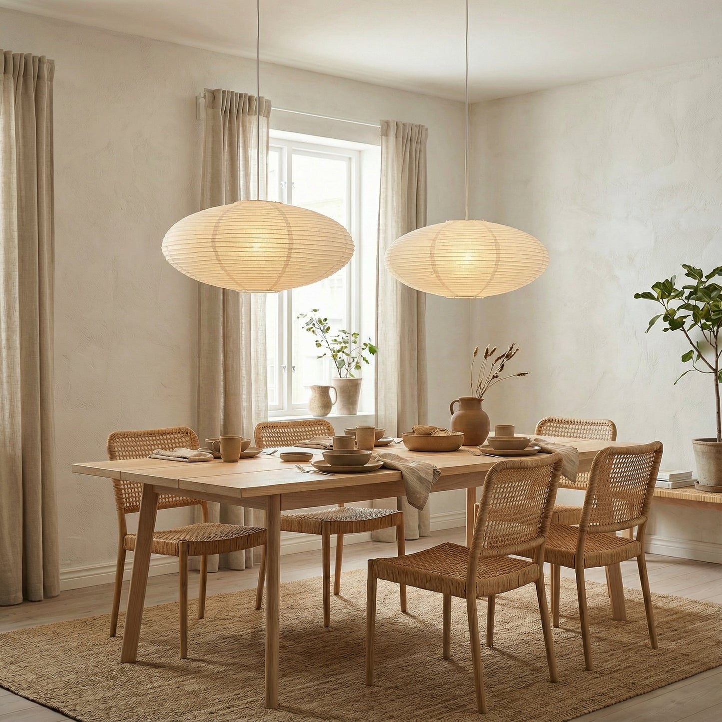 Wabi's Papieren Hanglamp
