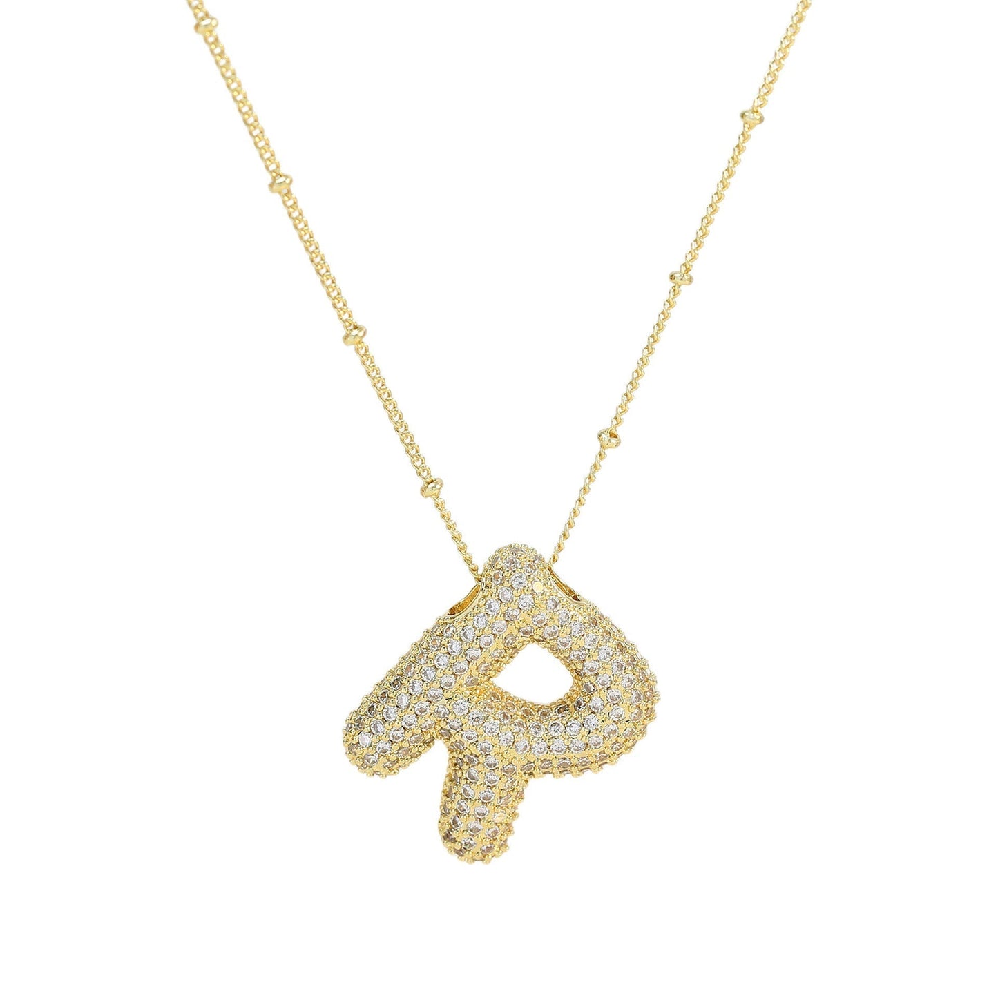 Diamanten Ketting met Letter