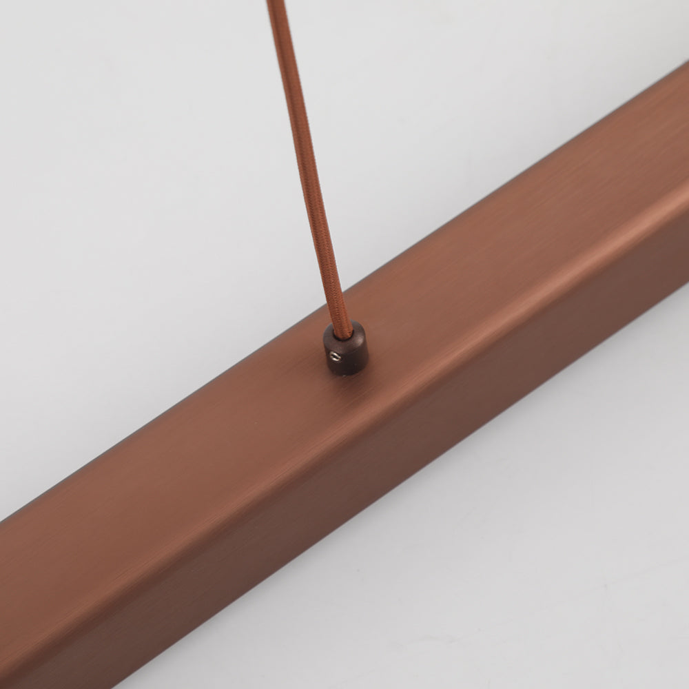 Thala Moderne Lineaire Hanglamp Zwart/Bruin Woonkamer