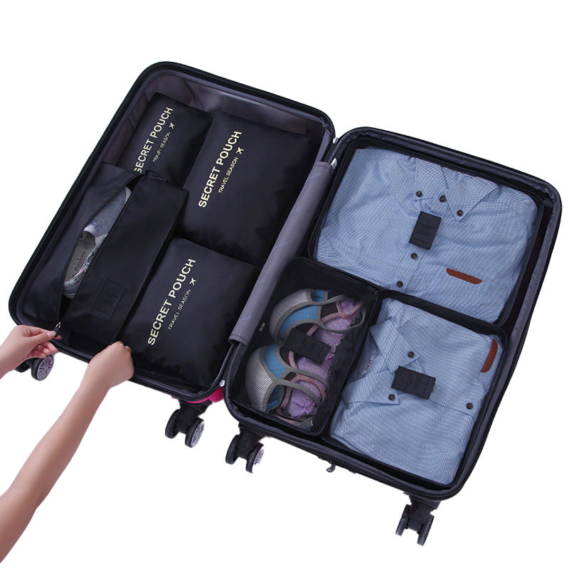 6 stuks draagbare bagagezakken - Organiseer je reis efficiëntie