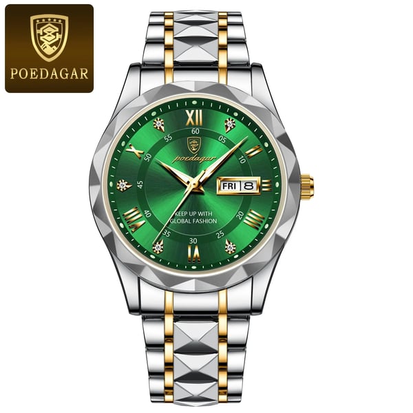 Waterdichte luxe herenarmbandhorloge van topmerk met verlichting