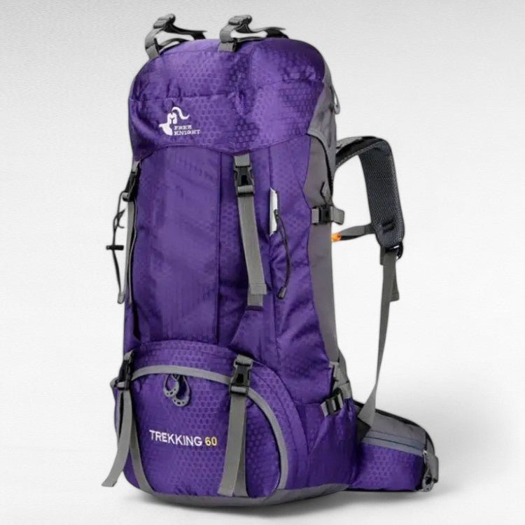 Waterdichte Trekkingrugzak van 60L – Lichtgewicht, Ergonomisch en Klaar voor Avontuur