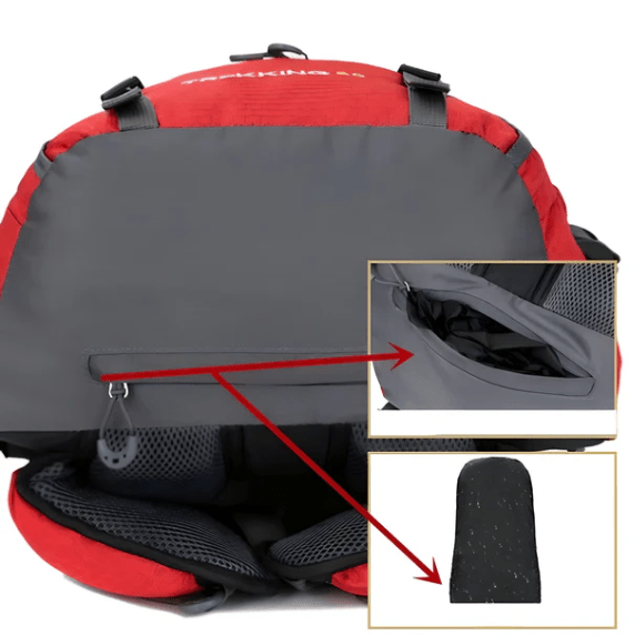 Waterdichte Trekkingrugzak van 60L – Lichtgewicht, Ergonomisch en Klaar voor Avontuur