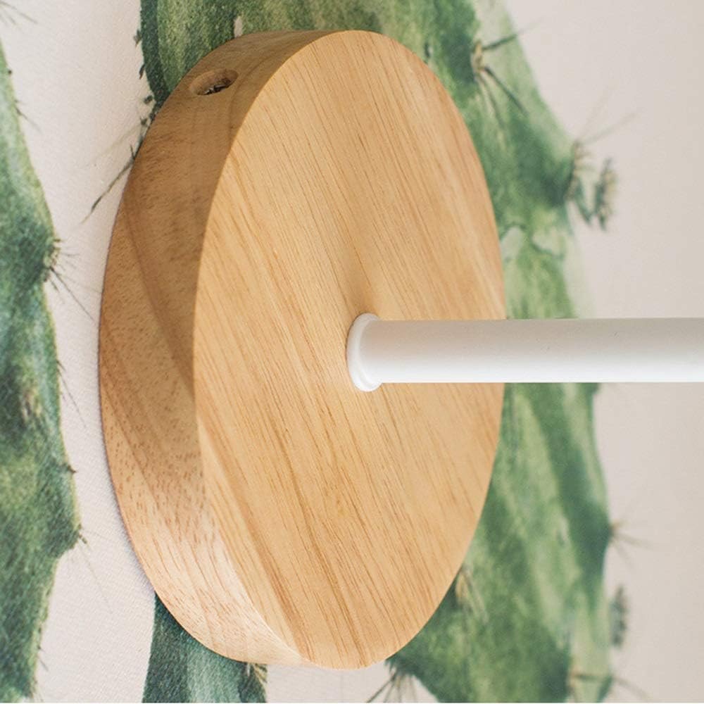 Noordse Hout IJzeren Schaduw Japandi Wandlamp