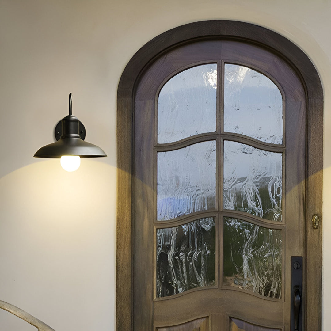 Industriële Komvormige IJzeren Buiten Wandlamp