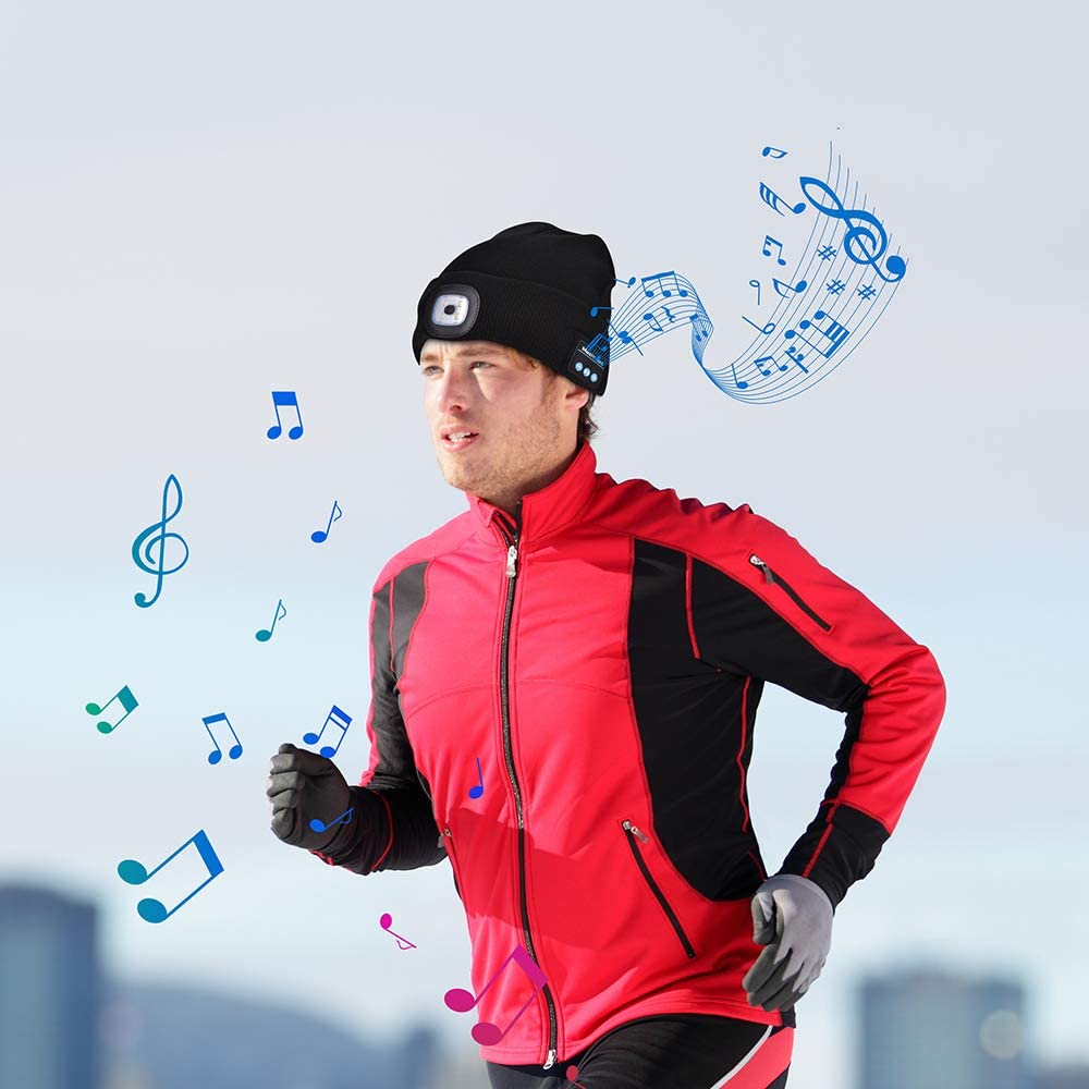 Bluetooth Beanie Hoed Licht Draadloze Hoofdtelefoon