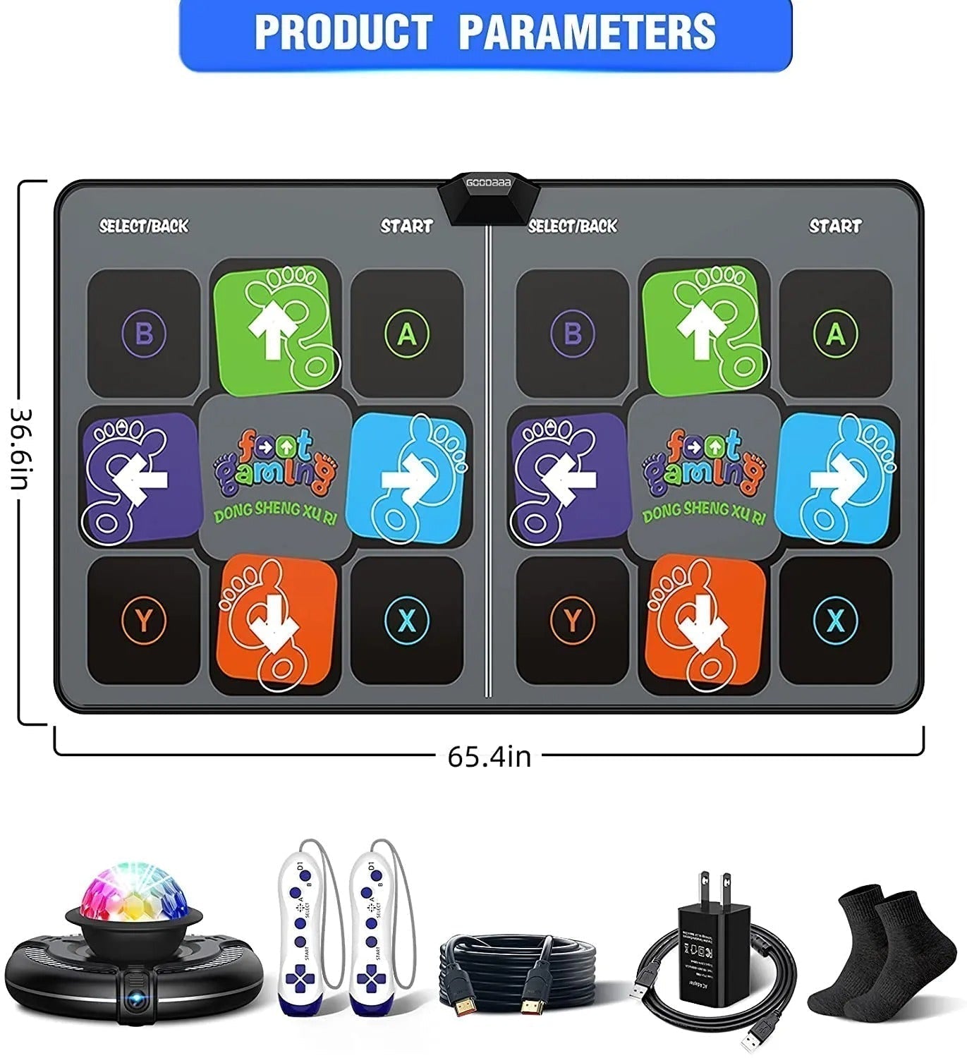DanceMaster Interactieve Dansmat – Fitness & Plezier voor het Hele Gezin