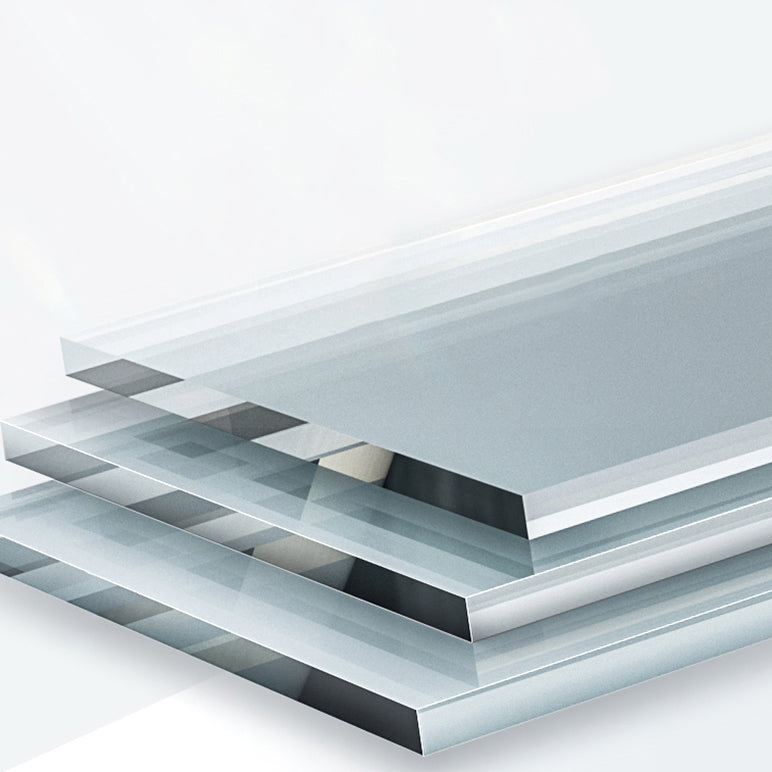 Gekaderde Tempered Glass Douche Kit met Inclusief Basis Gekaderde Douchecabine