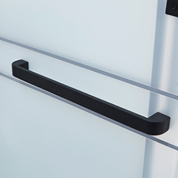 Gekaderde Tempered Glass Douche Kit met Inclusief Basis Gekaderde Douchecabine