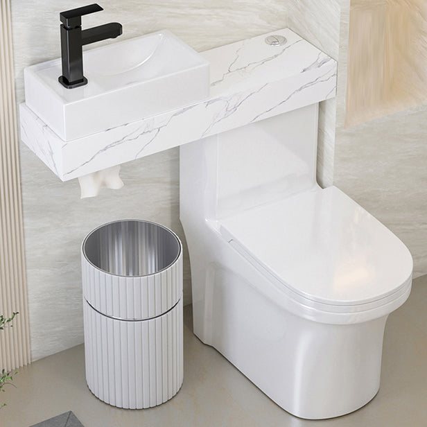 Contemporary Flush Toilet Vloermontage Eenstuk Toilet Urine Toilet