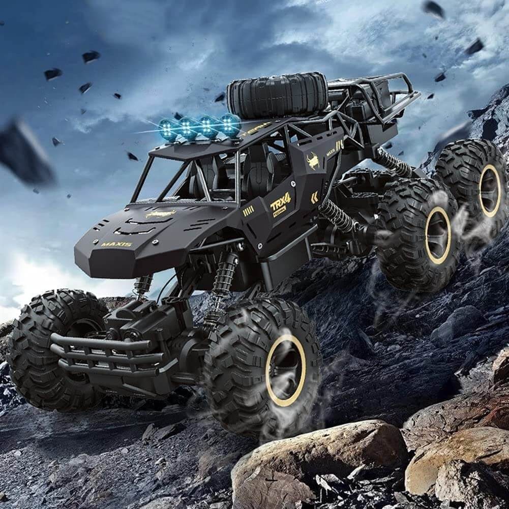TerraX – RC-Monstertruck 6-Wiel Offroad 1:12 – Voor Kinderen & Buitenfans