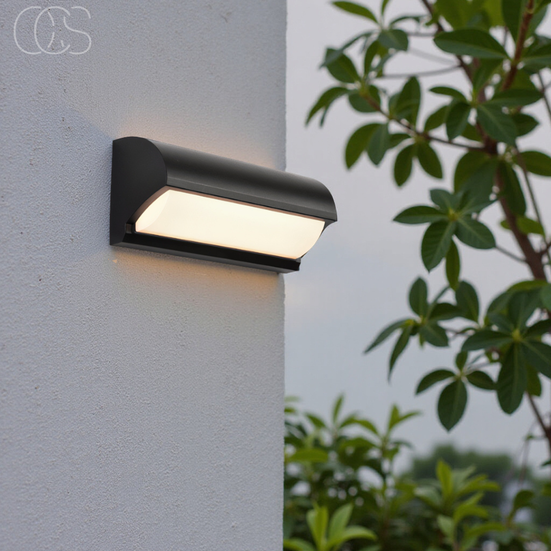 Zwart LED Buiten Wandlicht