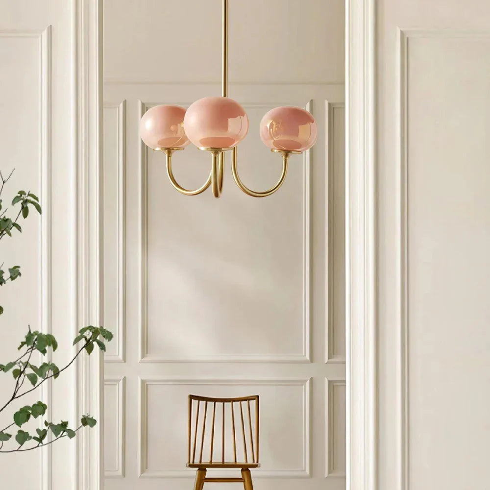 Marshmallow Moderne Glazen Bollen Kroonluchter
