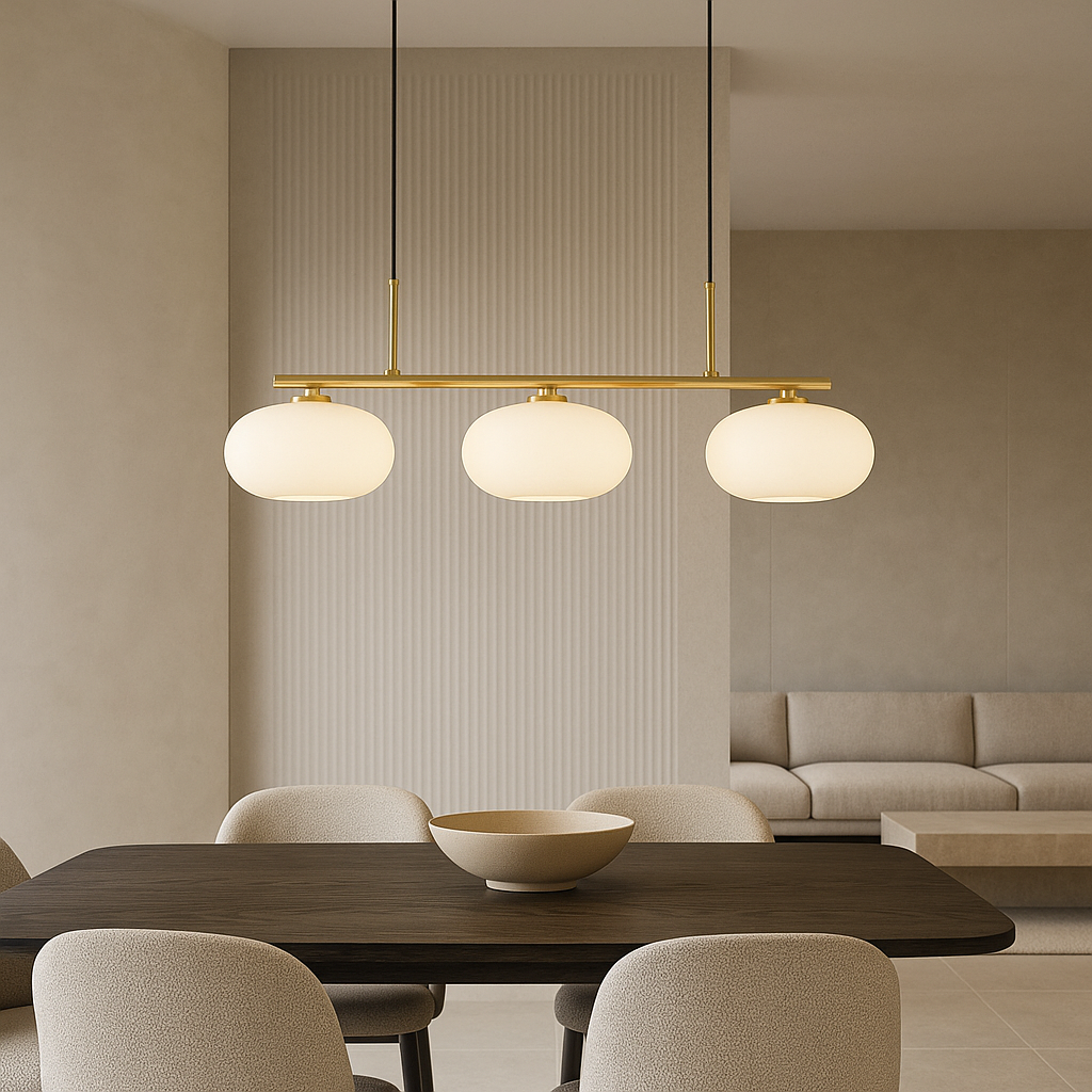 Moderne 3-Lichts Bauhaus Eiland Hanglamp