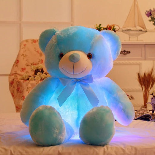 LumiBear | Zachte pluche metgezel met zachte LED-kleuren