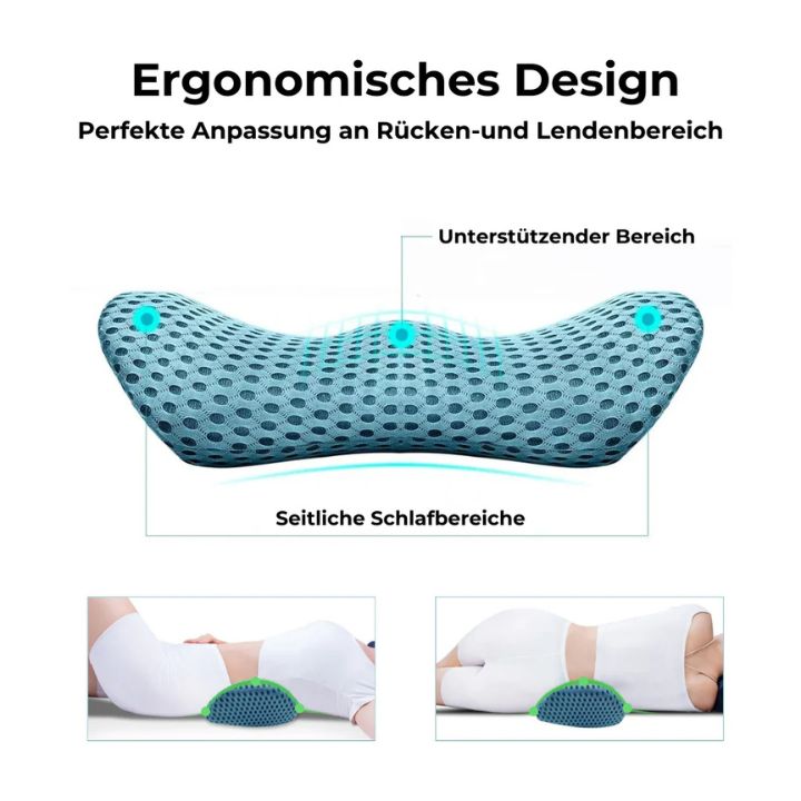 Lendenkussen | Orthopedisch Lendenkussen – Premium Geheugen-Schuim Steunkussen