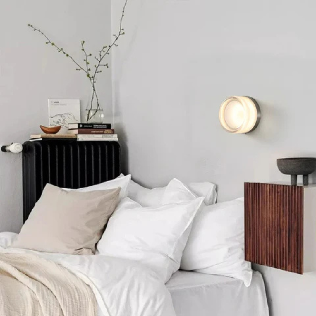 Moderne Glazen Ronde Wandlamp LED 1-Licht