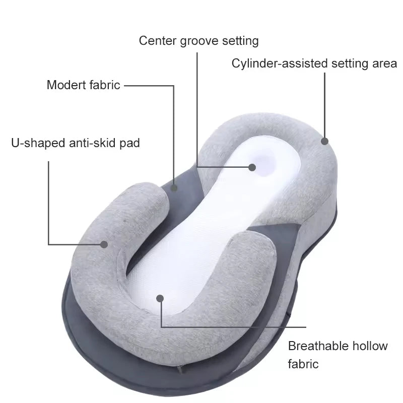 Anti-Reflux Verhoogde Baby Lounger Voor Pasgeborenen En Baby's