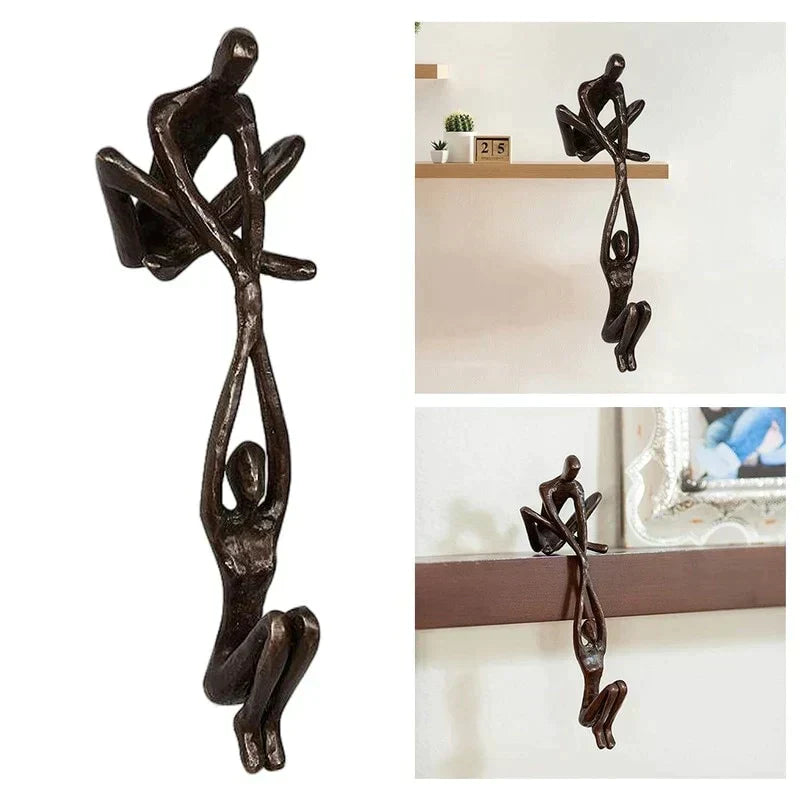 Lanoria - Sculptuur Beeldje Liefde en Kracht Decoratief