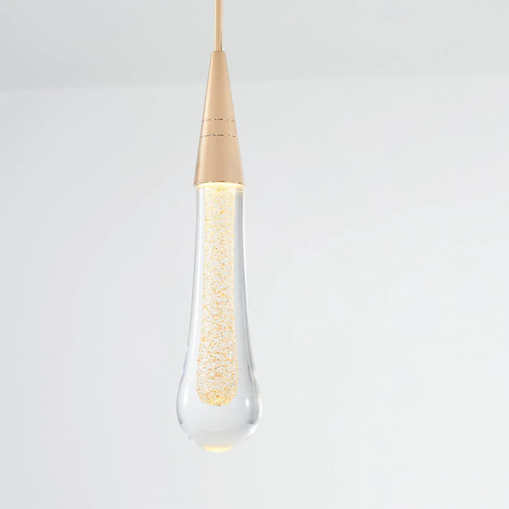 Druppelvormige Gouden Hanglamp