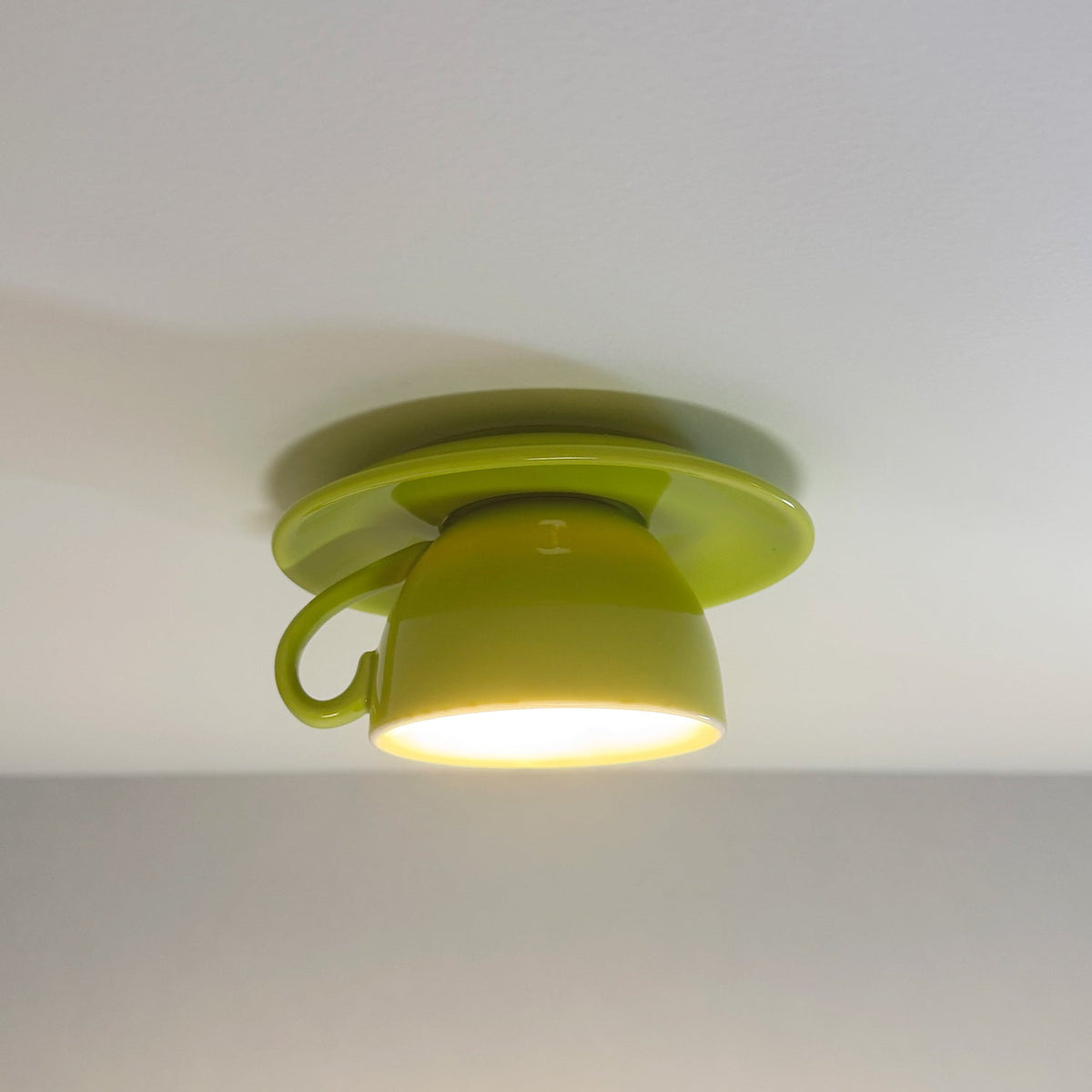 Aria Moderne Koffiekoppen Keramische Flush Plafondverlichting