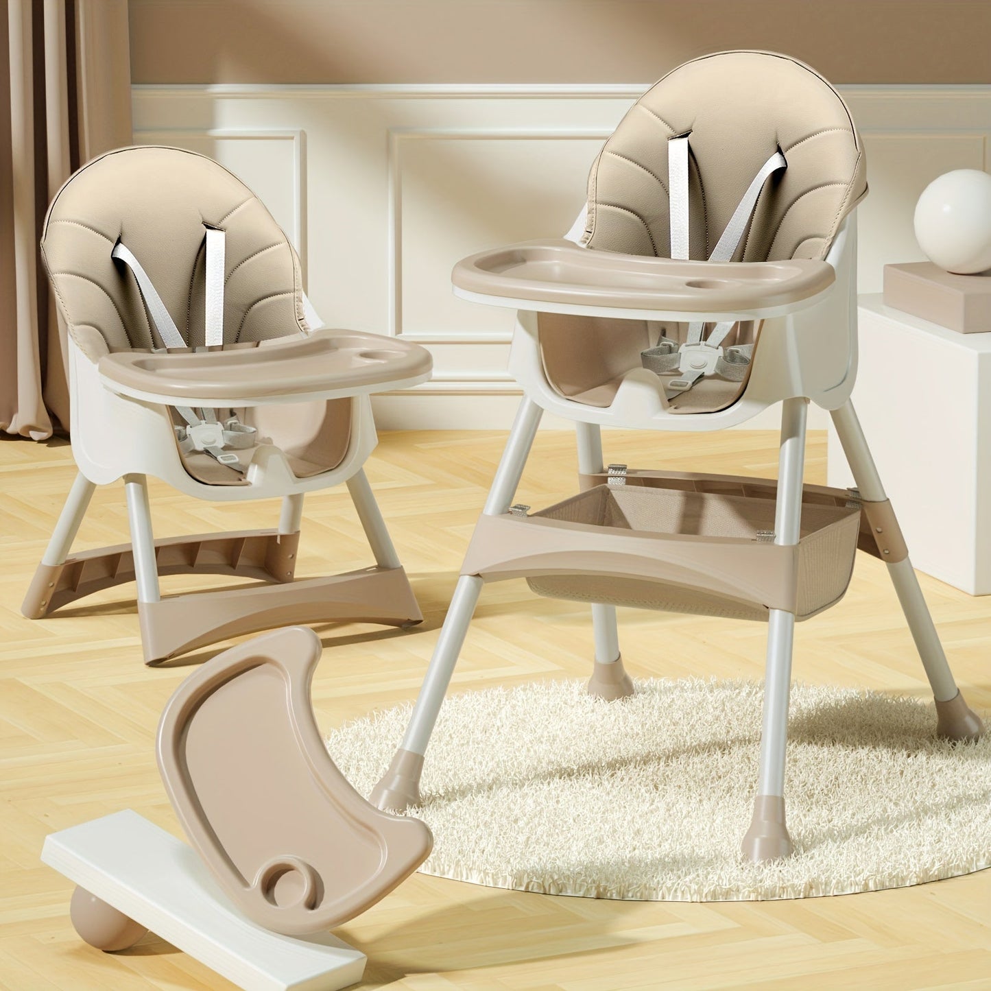 Comfortabele Hoge Stoel voor Baby's - Ideaal voor Gezellige Maaltijden