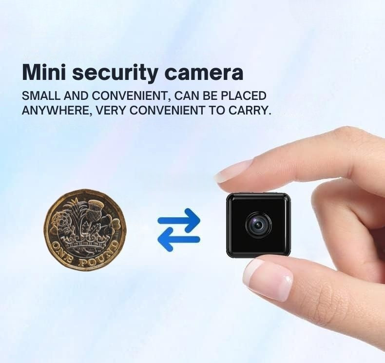 1080P Draadloze WiFi Beveiligingscamera | Weerbestendig, App-Gestuurd & Ideaal voor Binnen- en Buitentoezicht | Kleine Gesloten Circuitcamera