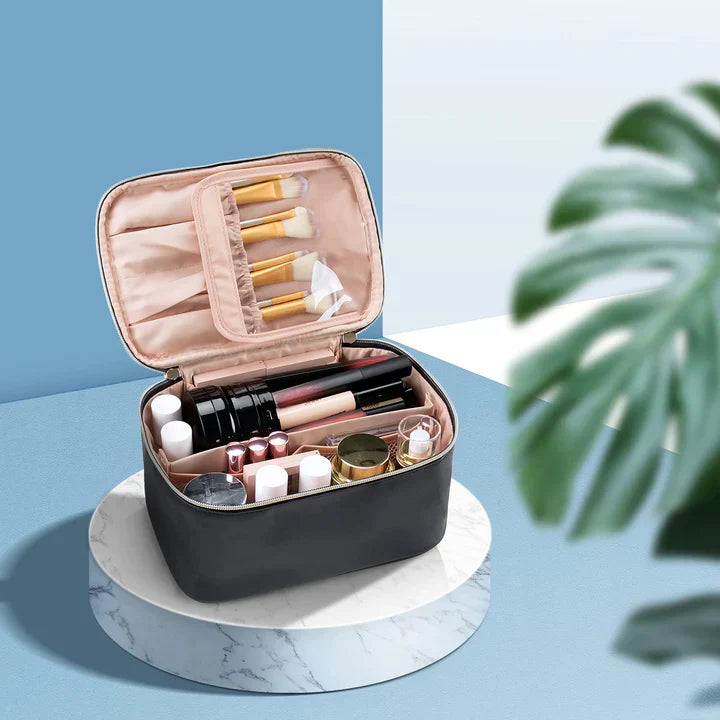 Skanto | Praktische make-up organizer voor reizen | Met vakken en scheidingswanden