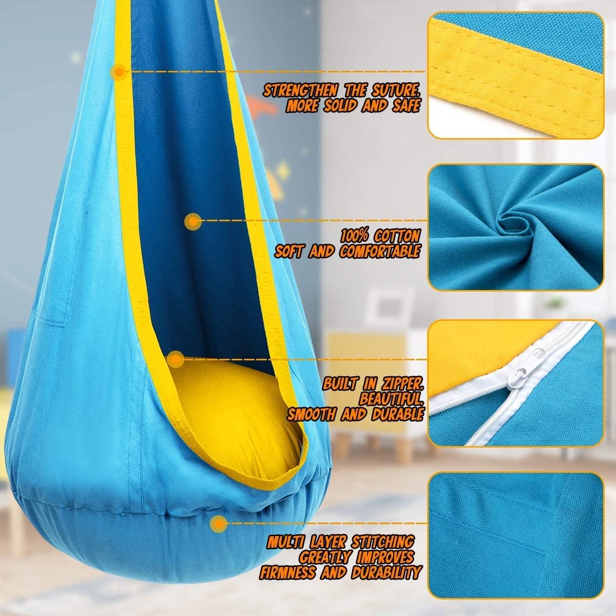 Comfort Swing Hangstoel – Rustgevende en Speelse Ontwerp