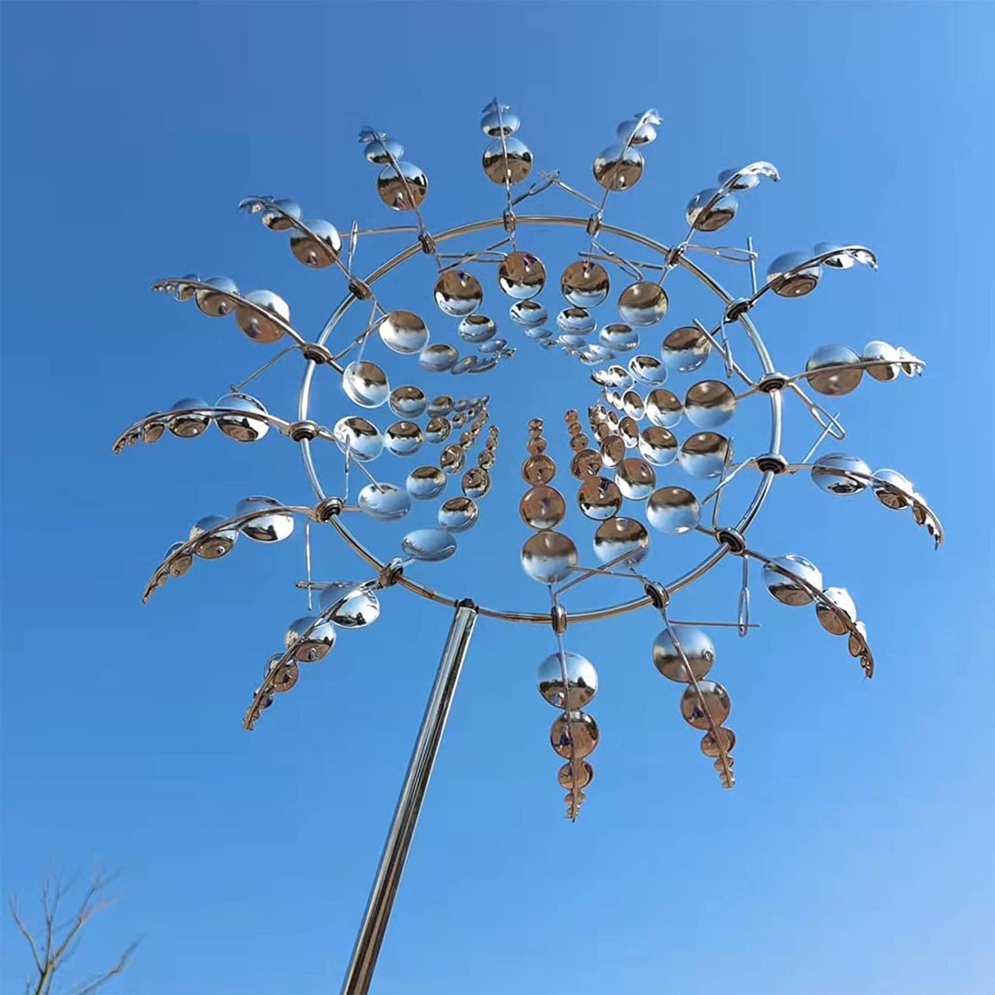 Anti-Roest Kinetische Metalen Windspinner Windmolen voor Buiten Tuin Decoratie & Landschapsarchitectuur
