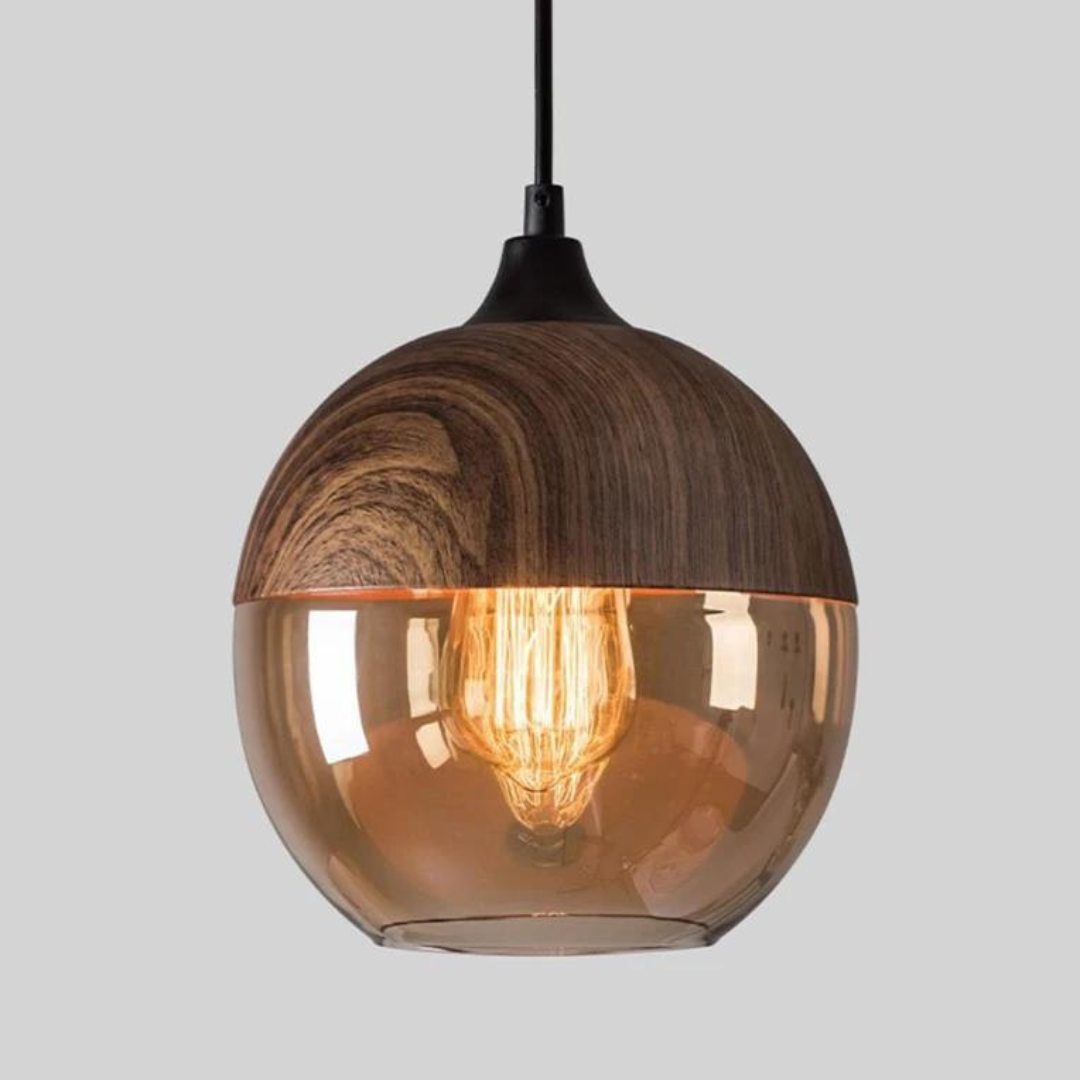 Arven Scandinavische Houten Hanglamp – Tijdloos Noordisch Design met Warme Gloed