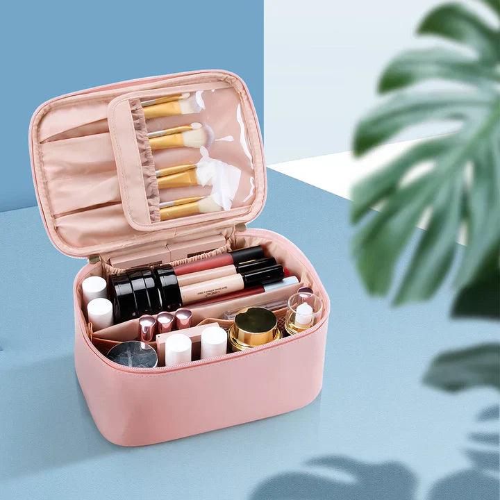 Skanto | Praktische make-up organizer voor reizen | Met vakken en scheidingswanden