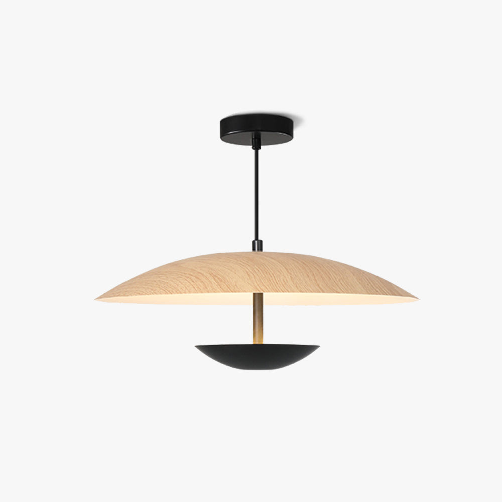Zephy Hanglamp Dôme Traditioneel. Hout/Bruin. Woonkamer/Eetkamer