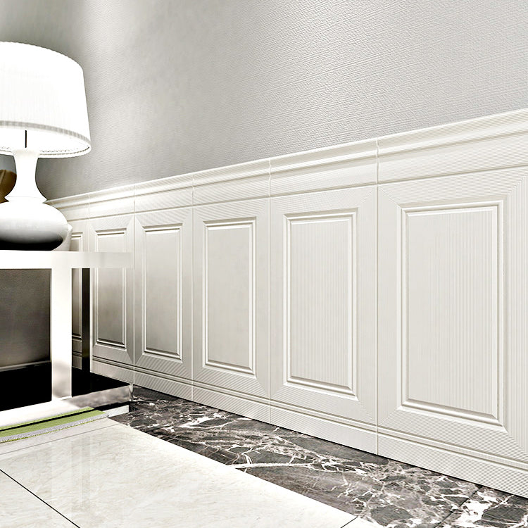 Glam Waterdichte Wandbekleding Effen Kleur Peelen en Plakken Binnenwandpaneel
