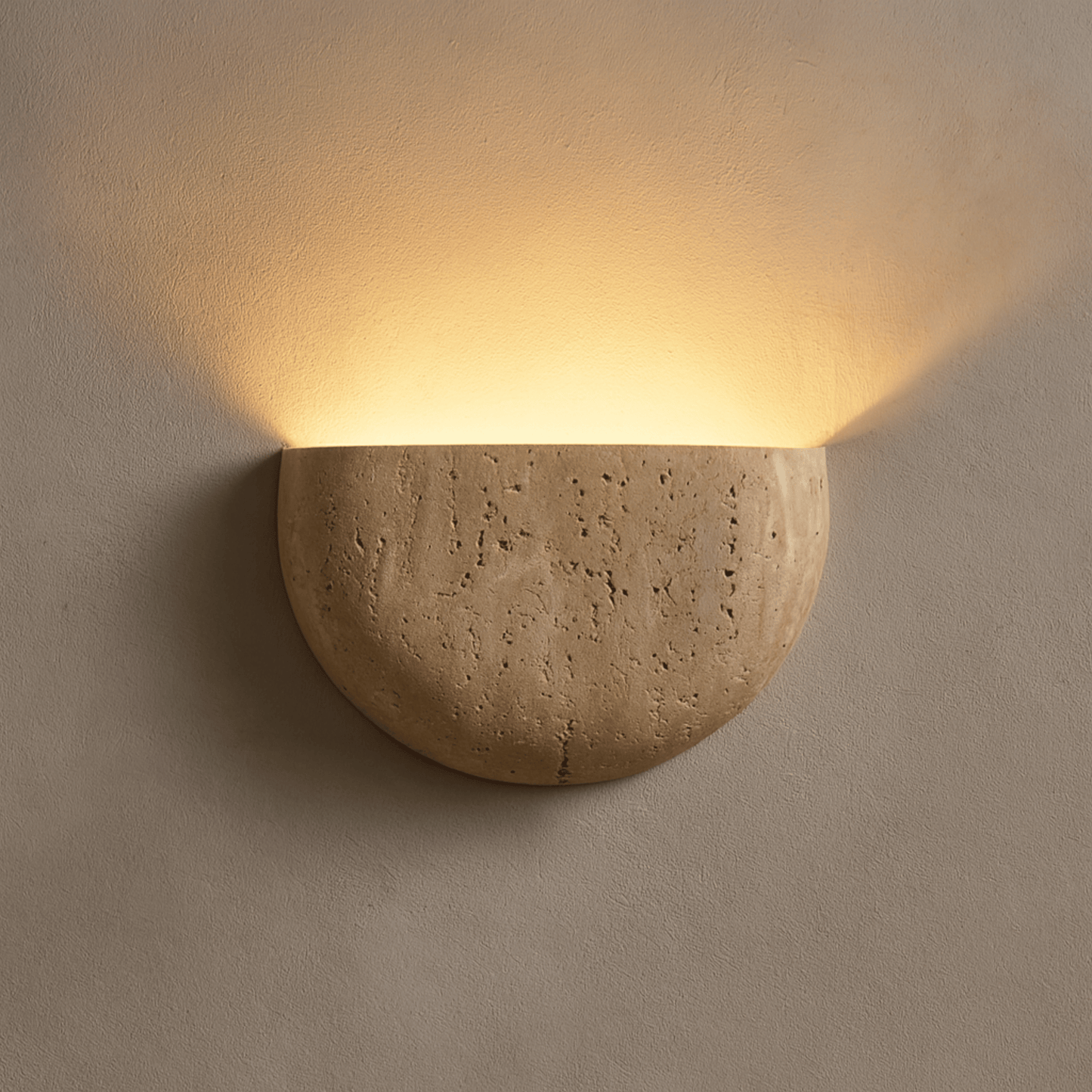 Wabi Sabi Steen Wandlamp Zachte Ambient Verlichting