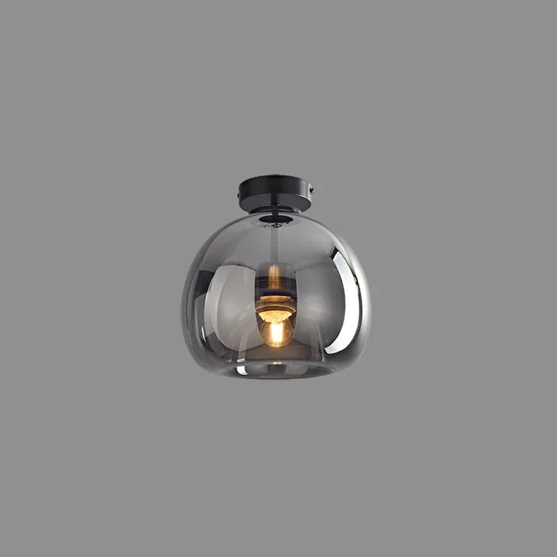 Rhea Glazen Semi-Flush Mount Plafondlamp/Hanglamp
