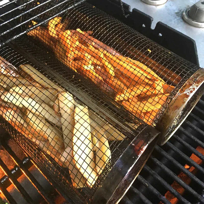 SizzleCraft - Premium barbecue mand voor een smakelijke grillervaring