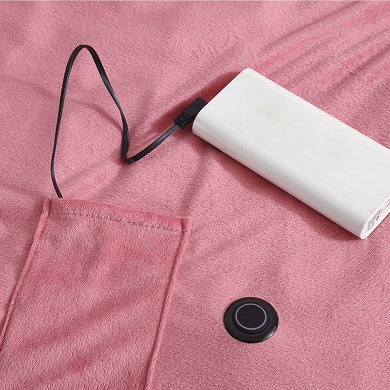 USB-Warmtedeken | Snelle Verwarming, Zacht Draagbaar Ontwerp