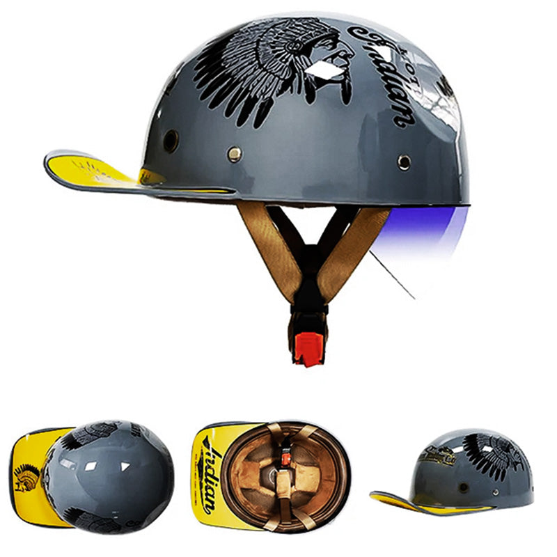 OrionRide Baseballstijl DOT Helm Met ABS Schaal Voor Motorfietsen