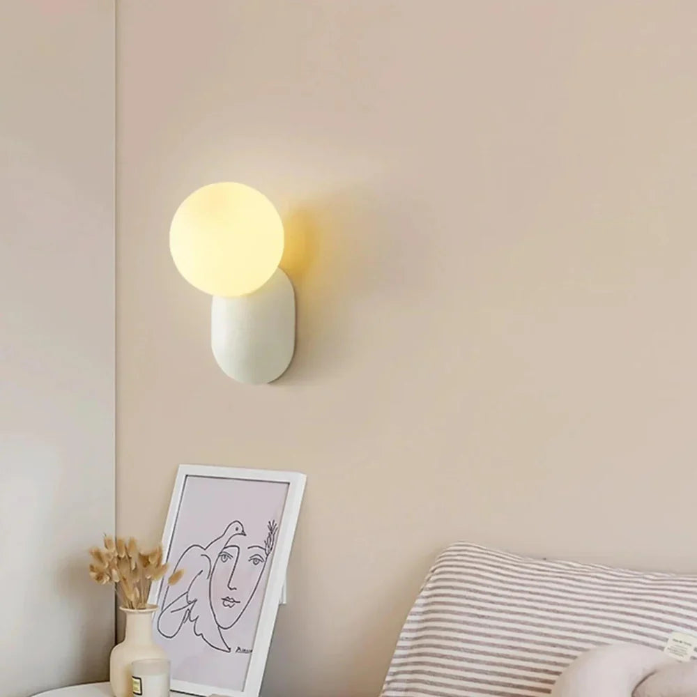 Luma Nordic Glass Orb Wandlamp