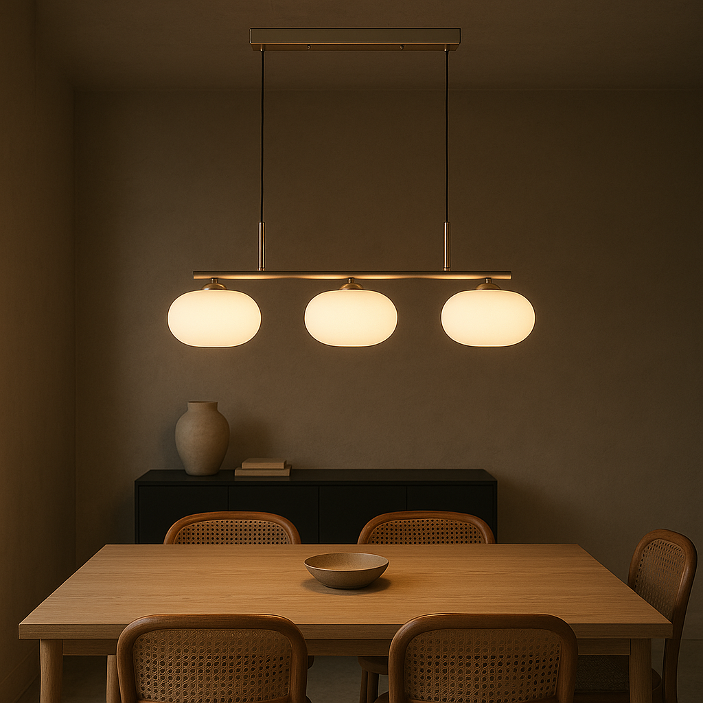 Moderne 3-Lichts Bauhaus Eiland Hanglamp