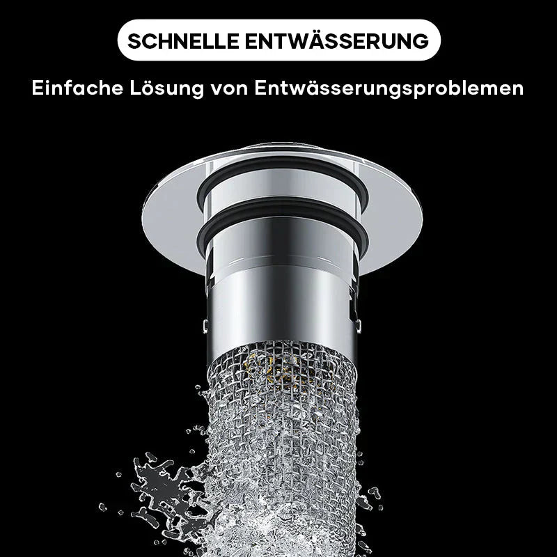 Afvoerscreen voor douche en wastafel | Haarfilter van roestvrij staal | StoppFix